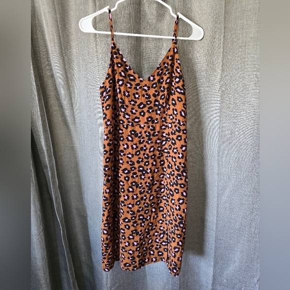 Sanctuary Save The Date Slip Dress Carnelian Cheetah Size 0 - Picture 1 of 8